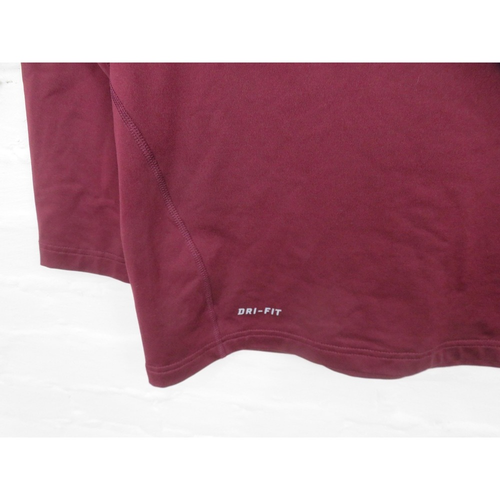 Virginia Tech Hokies Shirt Mens 2XL Red Nike Dri Fit Thermal Long Sleeve Warm - Picture 3 of 9